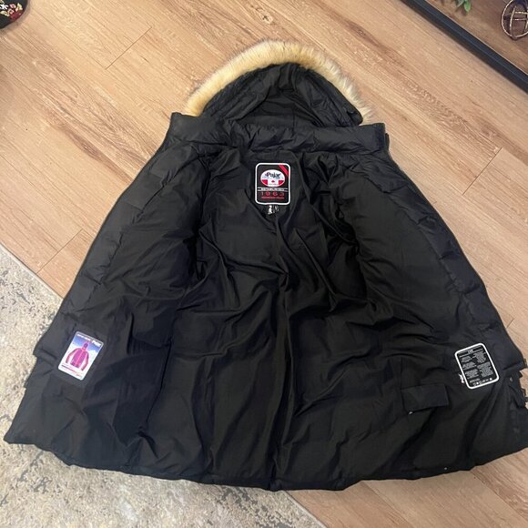 Pajar Roxy Fox Fur-Trim Down Parka - Size Large - Picture 6 of 11